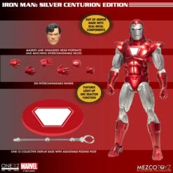 PRE-ORDER ONE:12 COLLECTIVE Iron Man: Silver Centurion -Children Toy Model 1113 f62b067d 6d74 42b6 bfb6 7b9cc1d50e7d