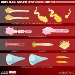 PRE-ORDER ONE:12 COLLECTIVE Iron Man: Silver Centurion -Children Toy Model 1114