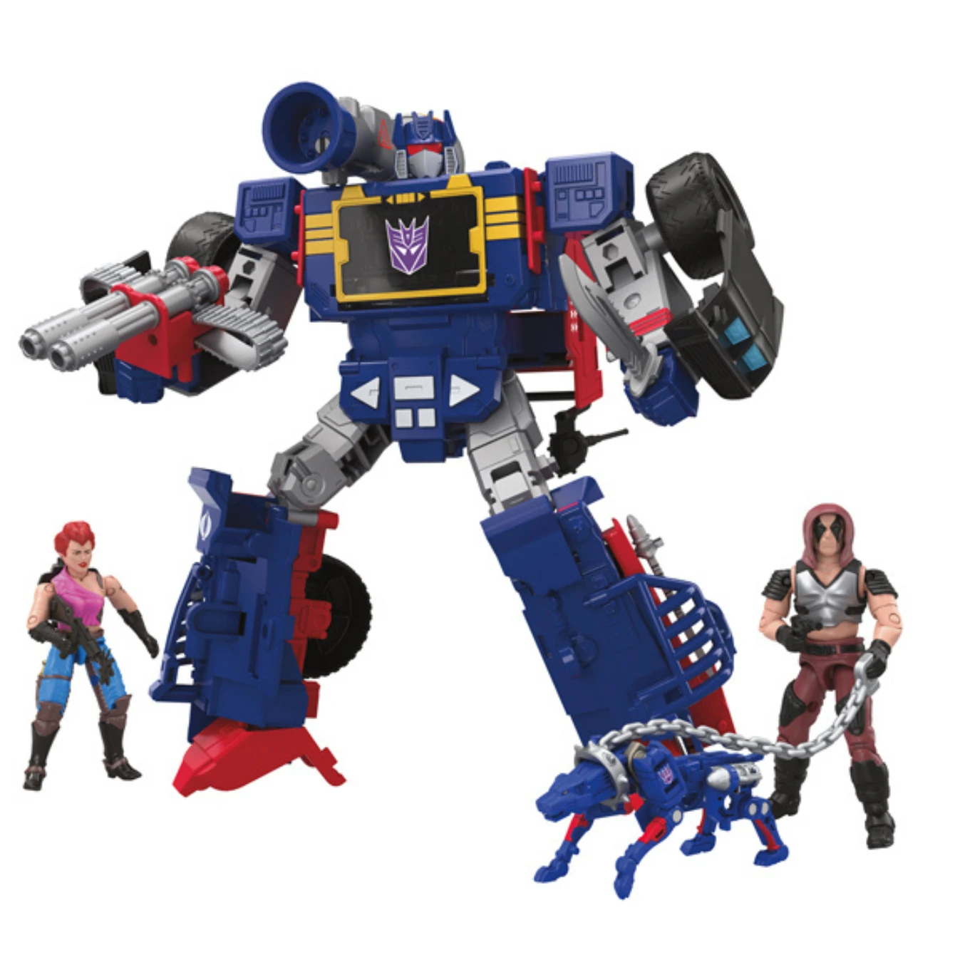 Transformers Collaborative G.I. Joe X Transformers Decepticon Soundwave Dreadnok Thunder Machine Figure Set 3 Transformers Collaborative G.I. Joe X Transformers Decepticon Soundwave Dreadnok Thunder Machine Figure Set