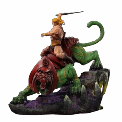 Pre-Order - Statue He-man And Battle Cat Deluxe - Masters Of The Universe - Art Scale 1/10 - Iron Studios