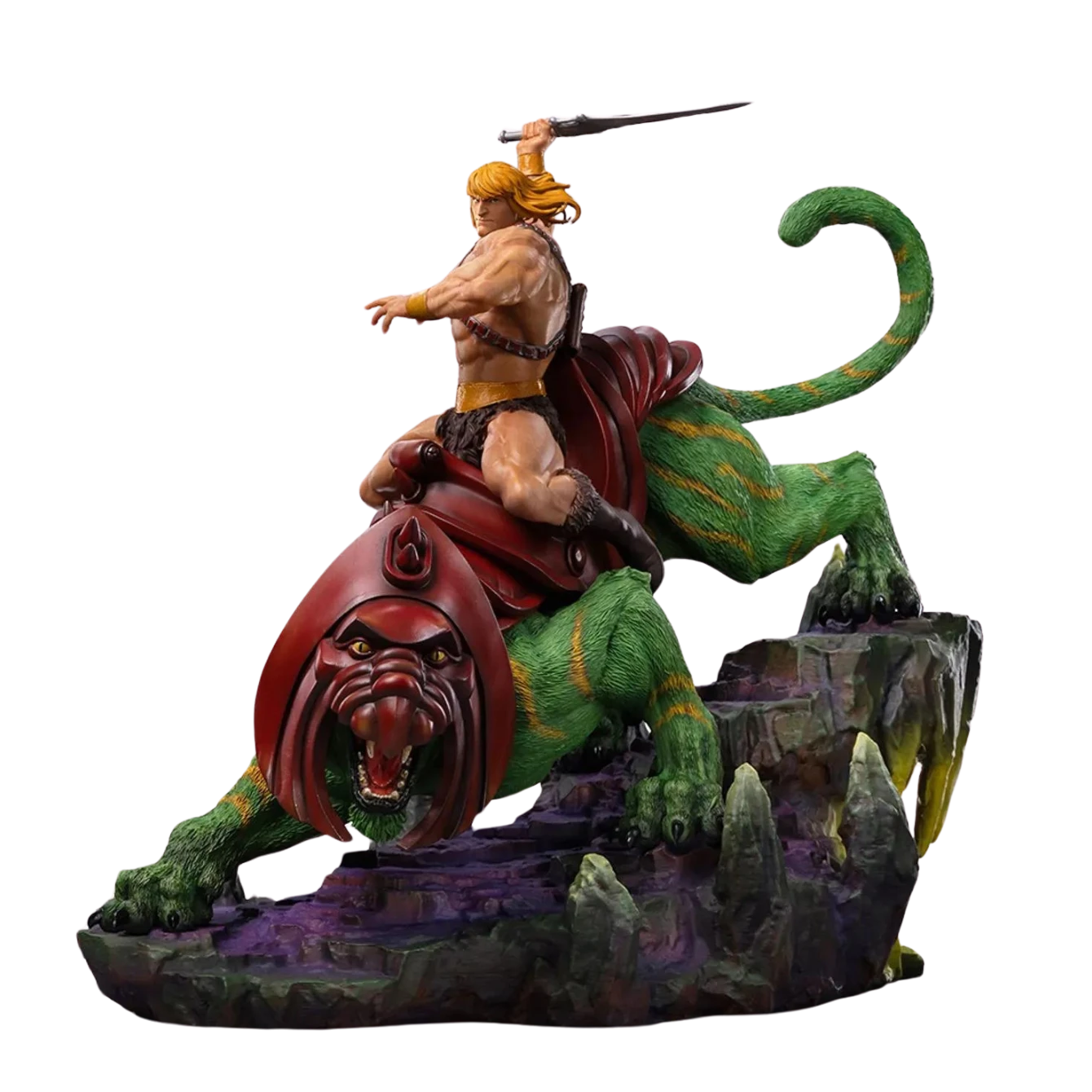 Pre-Order - Statue He-man And Battle Cat Deluxe - Masters Of The Universe - Art Scale 1/10 - Iron Studios 3 Pre-Order - Statue He-man And Battle Cat Deluxe - Masters Of The Universe - Art Scale 1/10 - Iron Studios
