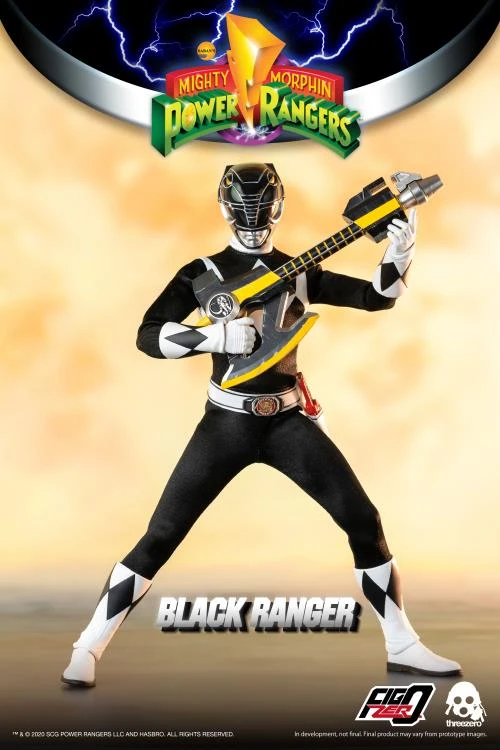 Mighty Morphin Power Rangers FigZero Black Ranger 1/6 Scale Figure 4 Mighty Morphin Power Rangers FigZero Black Ranger 1/6 Scale Figure - Image 2