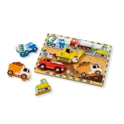 Melissa & Doug Construction Chunky Puzzle - 6 Pieces