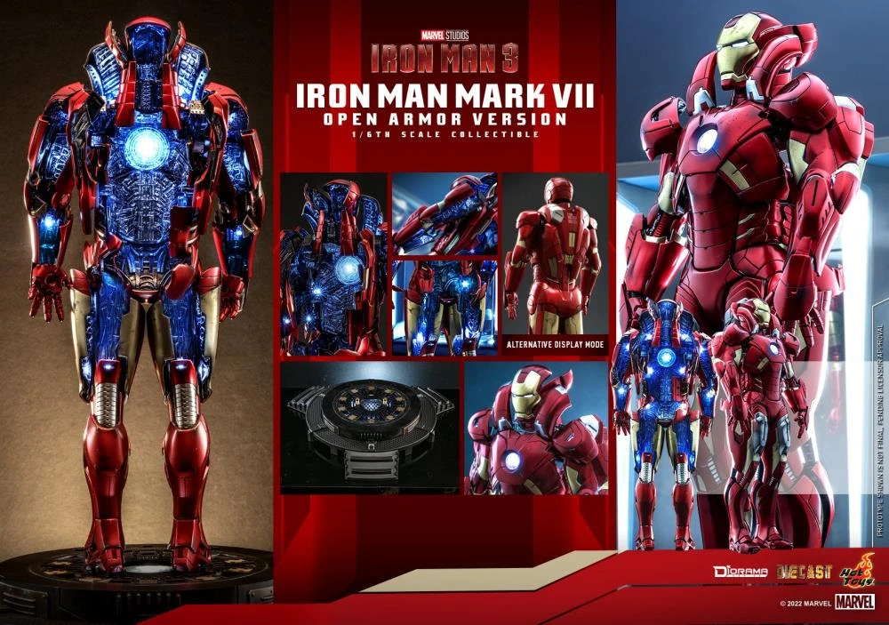 PRE-ORDER Iron Man 3 DS004D51 Iron Man Mark VII (Open Armor Ver.) 1/6 Scale Collectible Diorama 19 PRE-ORDER Iron Man 3 DS004D51 Iron Man Mark VII (Open Armor Ver.) 1/6 Scale Collectible Diorama - Image 17