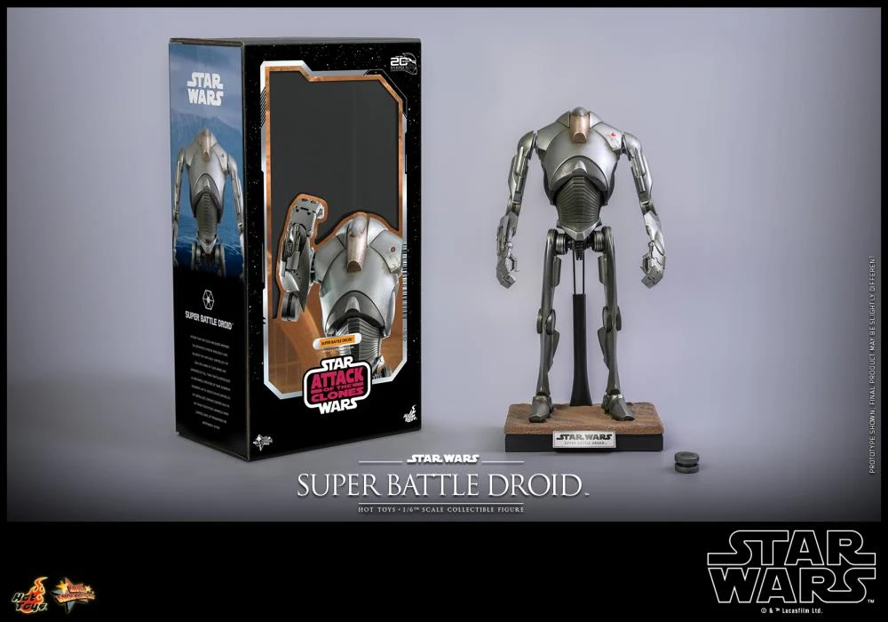 Star Wars: Attack Of The Clones MMS682 Super Battle Droid 1/6th Scale Collectible Figure 19 Star Wars: Attack Of The Clones MMS682 Super Battle Droid 1/6th Scale Collectible Figure - Image 17