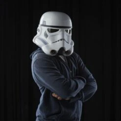 PRE-ORDER Star Wars: The Black Series Stormtrooper (Rogue One) 1:1 Scale Wearable Helmet (Voice Changer) -Children Toy Model 773d9fb3 5a72 464b bb80 88d1c4914fff