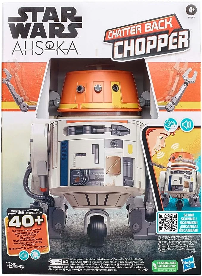 STAR WARS Chatter Back Chopper, Ahsoka Animatronic Toys 4 STAR WARS Chatter Back Chopper, Ahsoka Animatronic Toys - Image 2