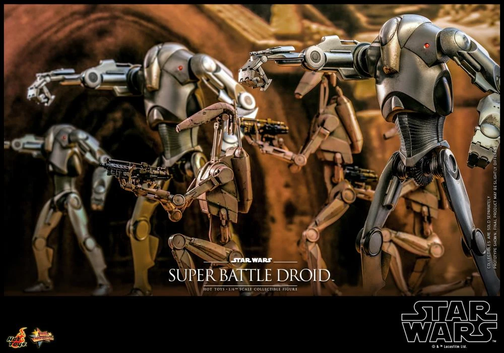 Star Wars: Attack Of The Clones MMS682 Super Battle Droid 1/6th Scale Collectible Figure 12 Star Wars: Attack Of The Clones MMS682 Super Battle Droid 1/6th Scale Collectible Figure - Image 10