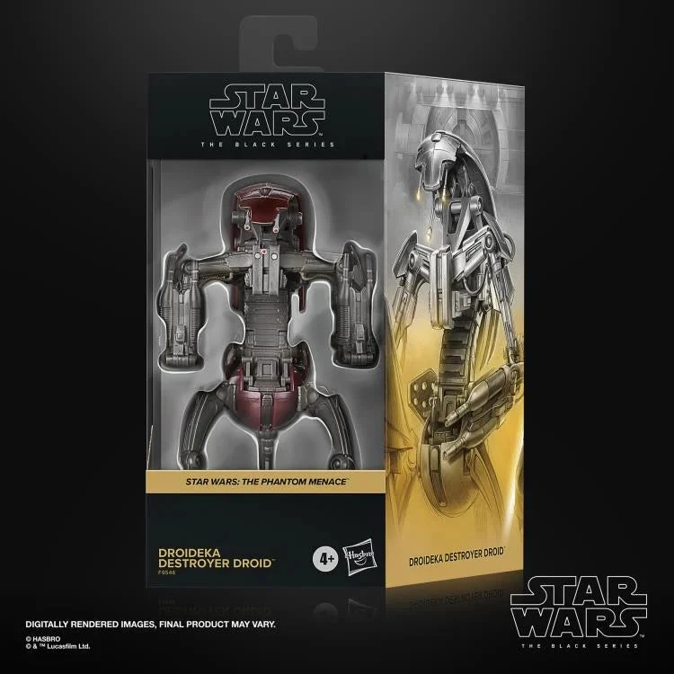 Star Wars: The Black Series 6" Deluxe Droideka Destroyer Droid (The Phantom Menace) 4 Star Wars: The Black Series 6" Deluxe Droideka Destroyer Droid (The Phantom Menace) - Image 2