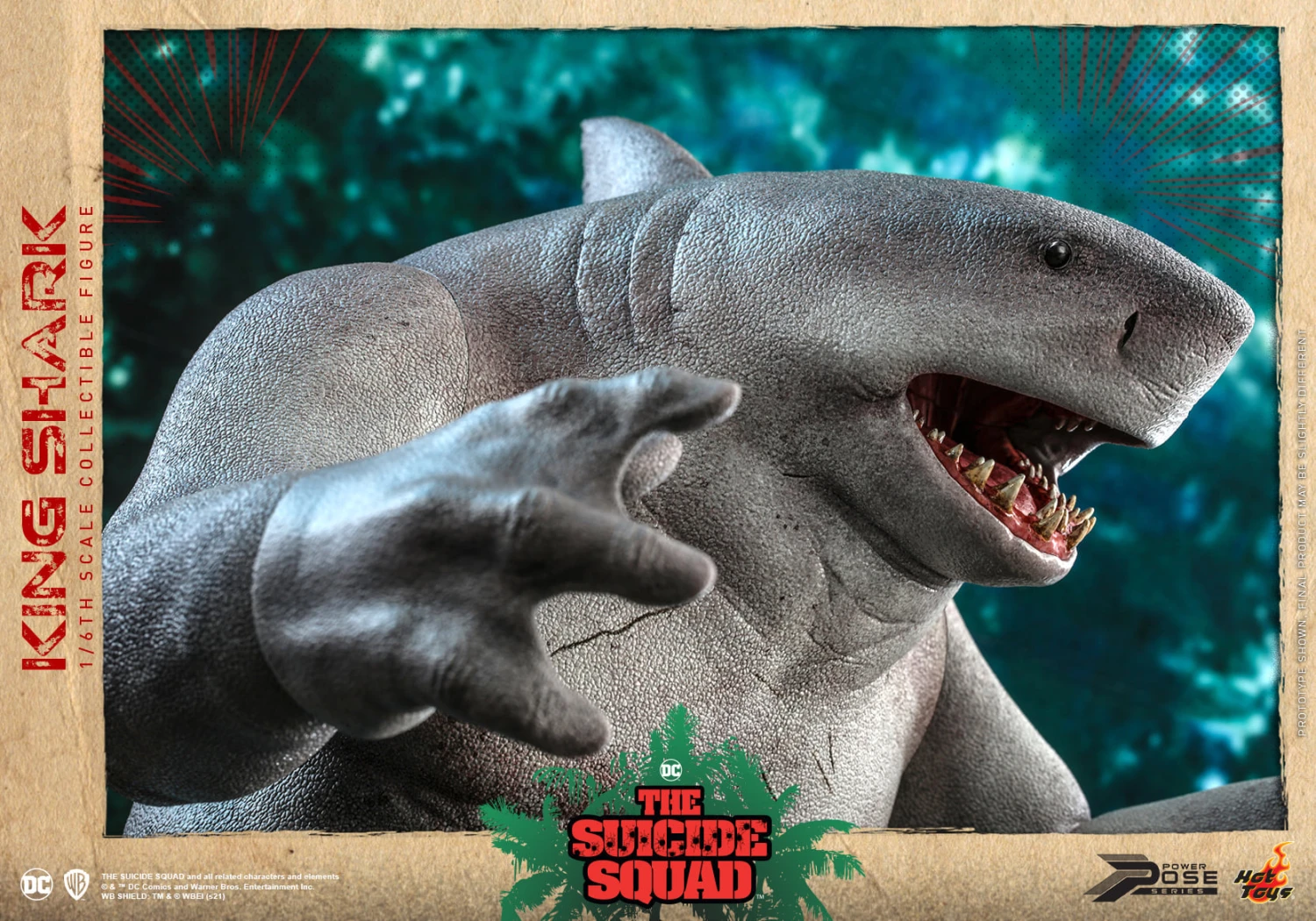 King Shark Sixth Scale Figure By Hot Toys 7 King Shark Sixth Scale Figure By Hot Toys - Image 5