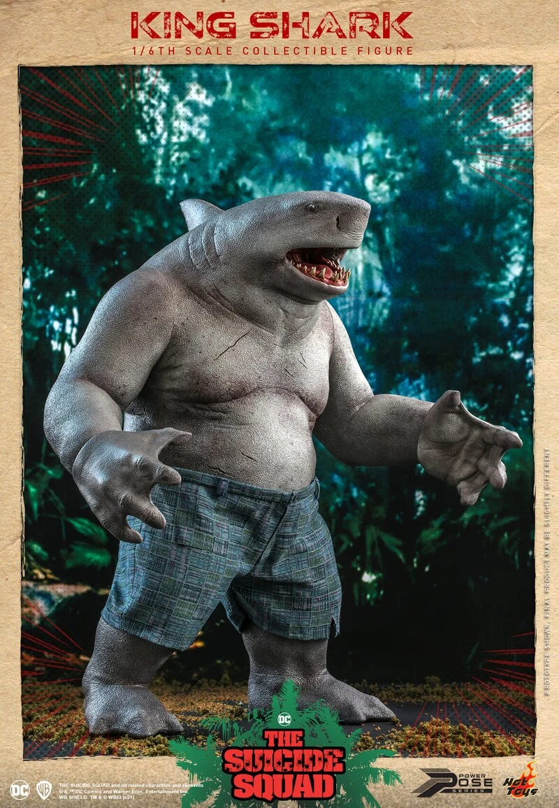 King Shark Sixth Scale Figure By Hot Toys 8 King Shark Sixth Scale Figure By Hot Toys - Image 6