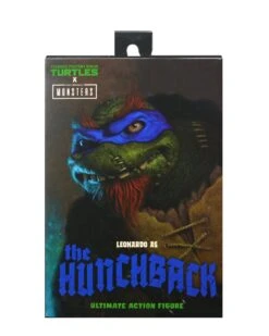 NECA Universal Monsters Teenage Mutant Ninja Turtles Ultimate Leonardo Hunchback 7 Inch Scale Action Figure 7 NECA Universal Monsters Teenage Mutant Ninja Turtles Ultimate Leonardo Hunchback 7 Inch Scale Action Figure -Children Toy Model Leo pkg1 scaled 1