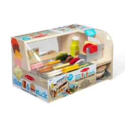 Melissa & Doug Melissa And Doug Wooden Slice And Stack Sandwich Counter -Children Toy Model Slice Stack Sandwich Counter 031650 3 Packaging Photo 1100x.progressive 17dbc4c9 ffcc 4060 8674 147a0d4deba7