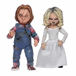 NECA Bride Of Chucky Chucky And Tiffany Clothed Figure Two-Pack 7"
