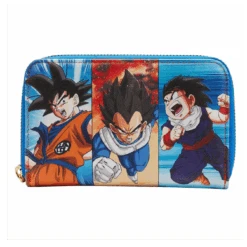 LOUNGEFLY Dragon Ball Z Trio Zip Around Wallet