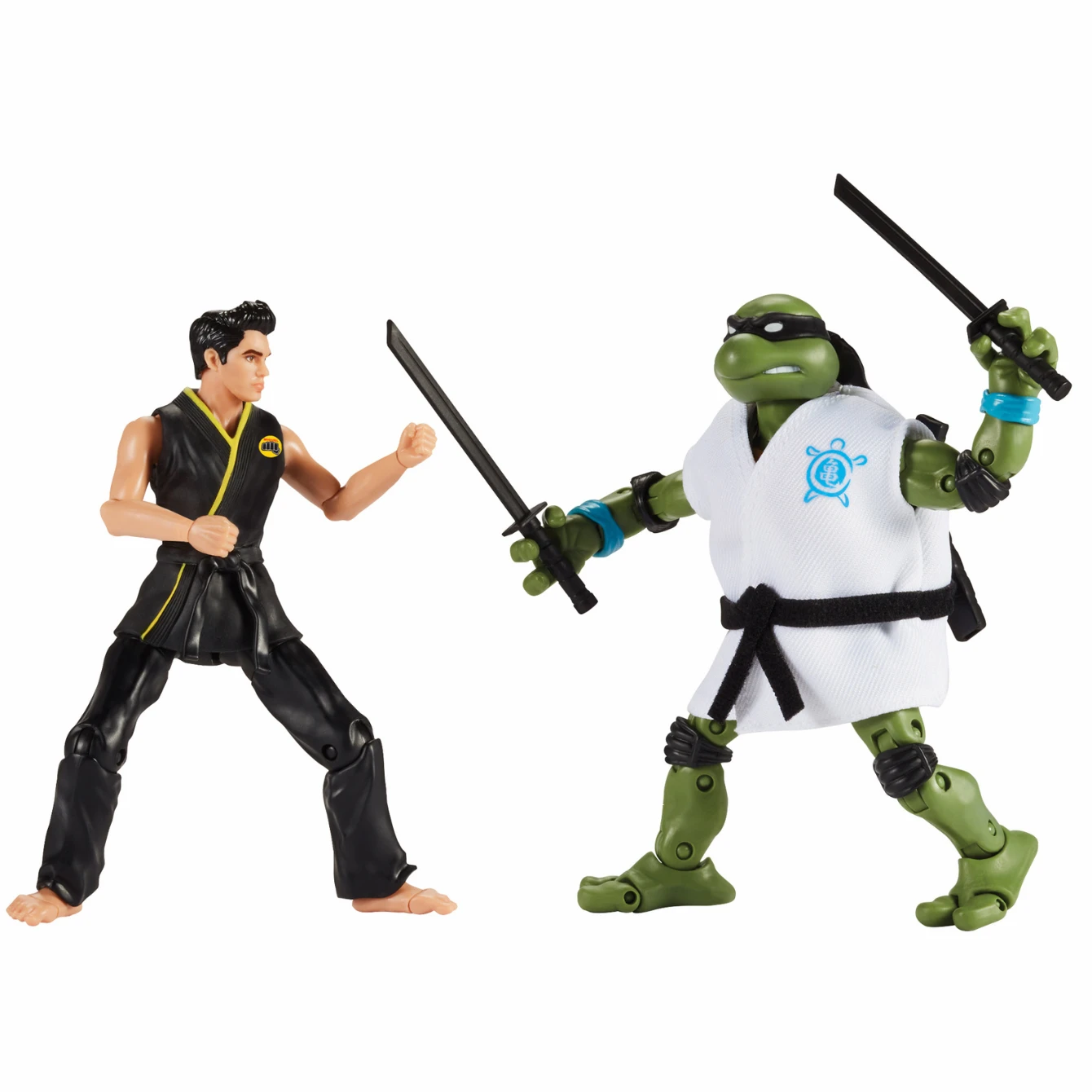 TMNT X Cobra Kai Michelangelo Vs. Daniel LaRusso Two-Pack 3 TMNT X Cobra Kai Michelangelo Vs. Daniel LaRusso Two-Pack