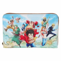 LOUNGEFLY Toei One Piece Luffy Gang Zip Around Wallet