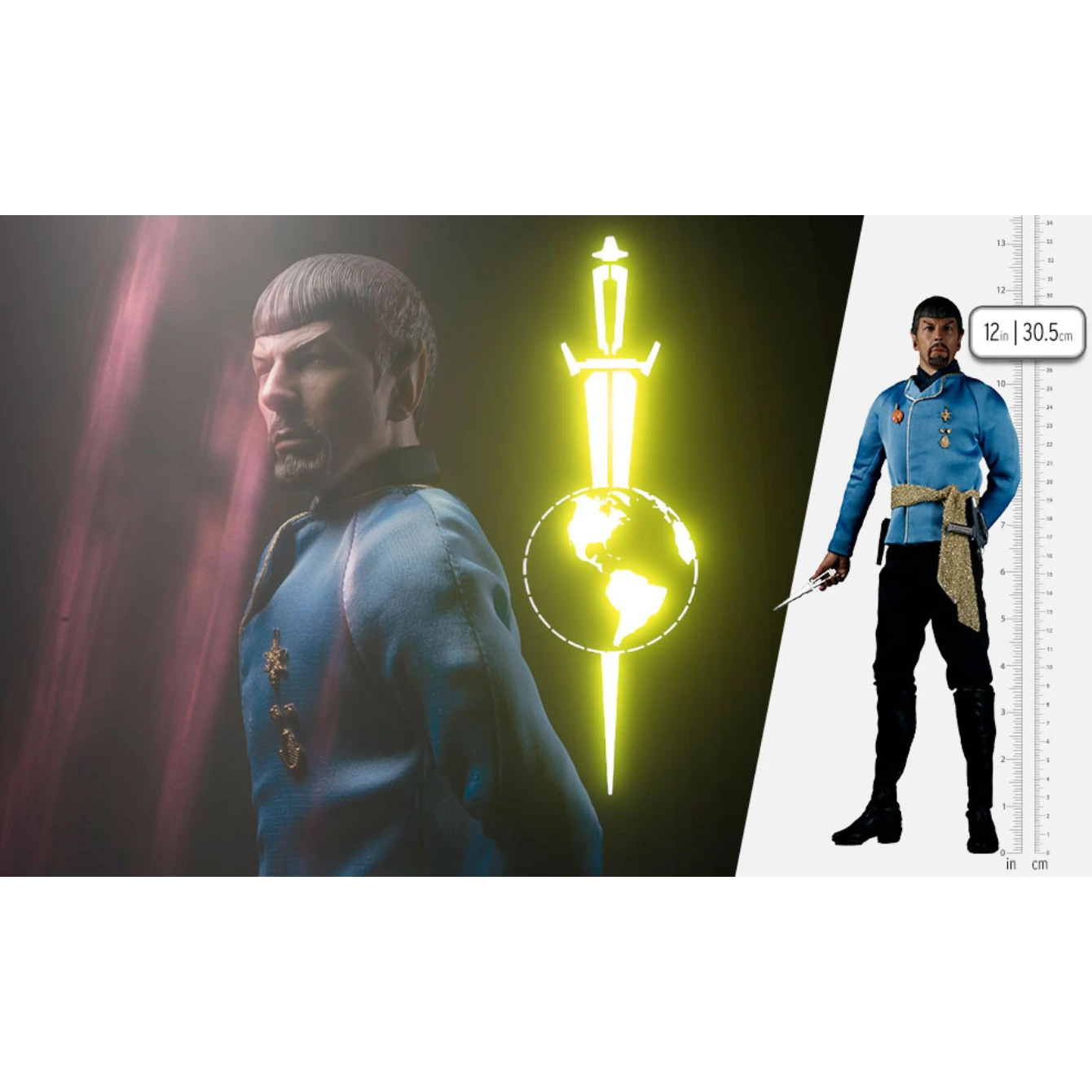 Mirror Universe Spock Sixth Scale Figure EXO-6 4 Mirror Universe Spock Sixth Scale Figure EXO-6 - Image 2