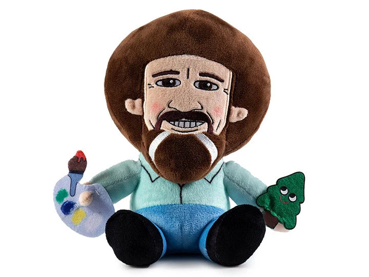 NECA The Joy Of Painting Phunny Bob Ross Plush 8" 3 NECA The Joy Of Painting Phunny Bob Ross Plush 8"