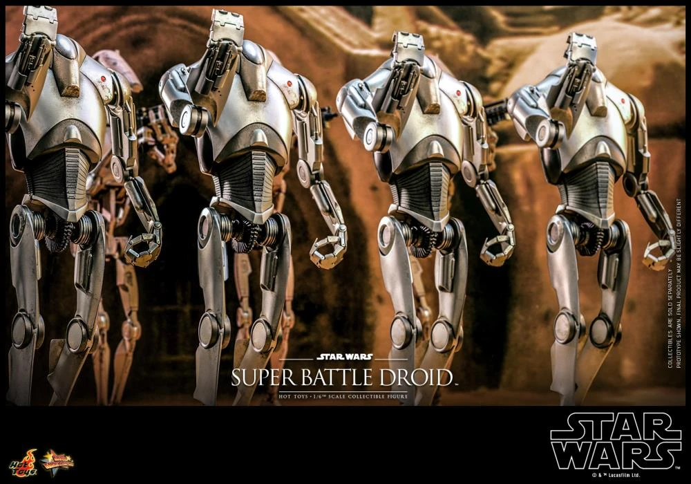 Star Wars: Attack Of The Clones MMS682 Super Battle Droid 1/6th Scale Collectible Figure 11 Star Wars: Attack Of The Clones MMS682 Super Battle Droid 1/6th Scale Collectible Figure - Image 9