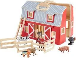 Melissa & Doug Wooden Fold & Go Barn 3 Melissa & Doug Wooden Fold & Go Barn