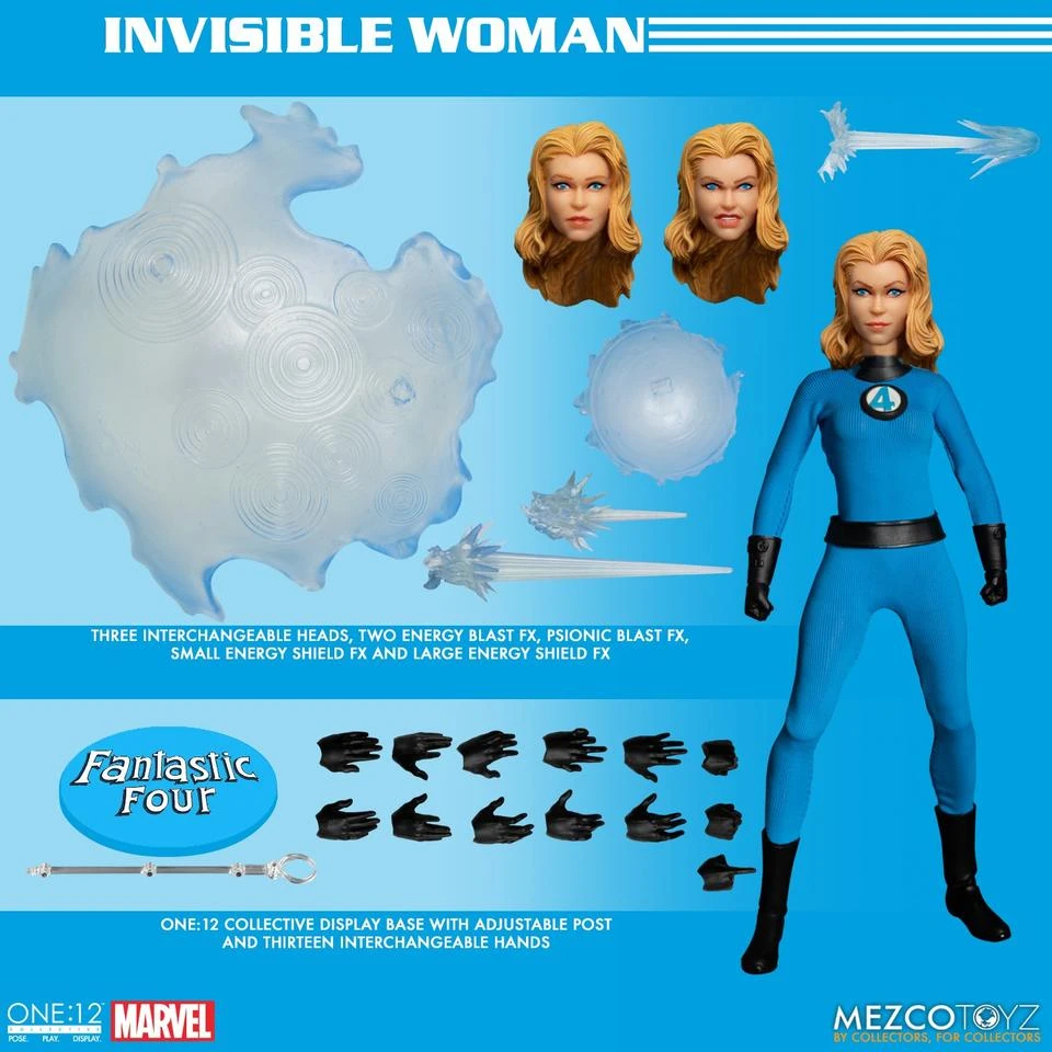 Mezco One:12 Collective Marvel Fantastic Four Deluxe Steel Boxed Set 8 Mezco One:12 Collective Marvel Fantastic Four Deluxe Steel Boxed Set - Image 6