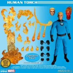 Mezco One:12 Collective Marvel Fantastic Four Deluxe Steel Boxed Set 13 Mezco One:12 Collective Marvel Fantastic Four Deluxe Steel Boxed Set -Children Toy Model four3