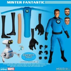 Mezco One:12 Collective Marvel Fantastic Four Deluxe Steel Boxed Set 11 Mezco One:12 Collective Marvel Fantastic Four Deluxe Steel Boxed Set -Children Toy Model four6