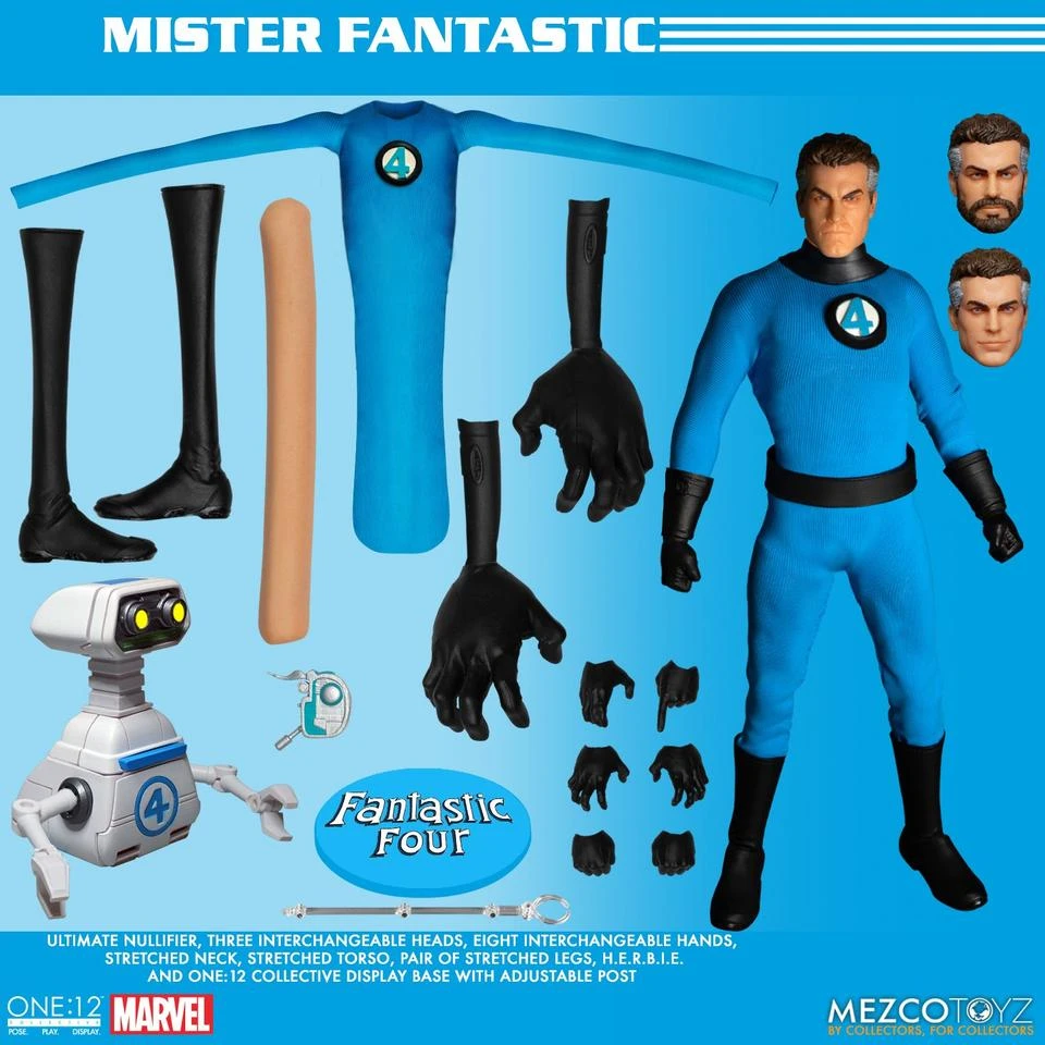 Mezco One:12 Collective Marvel Fantastic Four Deluxe Steel Boxed Set 5 Mezco One:12 Collective Marvel Fantastic Four Deluxe Steel Boxed Set - Image 3