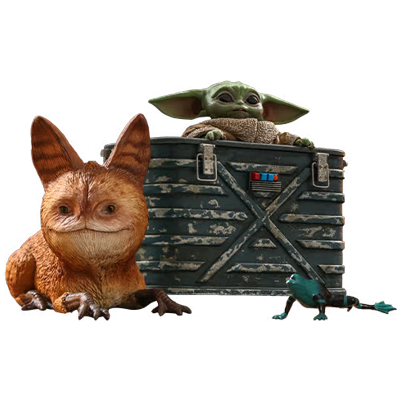 The Mandalorian TMS043 Grogu 1/6th Scale Collectible Figure Set 2 The Mandalorian TMS043 Grogu 1/6th Scale Collectible Figure Set