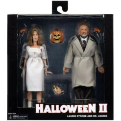 Halloween 2 Laurie Strode And Dr. Loomis 2 Pack Neca -Children Toy Model halloween2