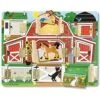 Melissa & Doug Melissa And Doug Wooden Magnetic Hide And Seek Farm -Children Toy Model hideandseekfarm