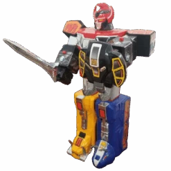 1993 Bandai Mighty Morphin Power Rangers Megazord 10" -Children Toy Model minizordloose01