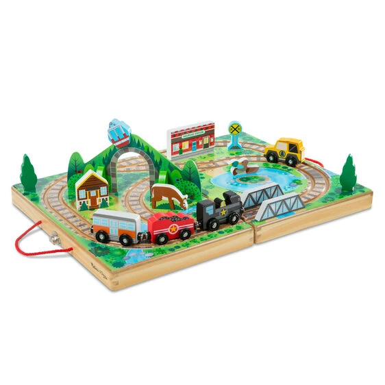 Melissa & Doug Take-Along Railroad 3 Melissa & Doug Take-Along Railroad
