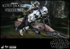 SCOUT TROOPER™ AND SPEEDER BIKE™ Sixth Scale Figure Set By Hot Toys -Children Toy Model scout trooper and speeder bike star wars gallery 61252550cad86