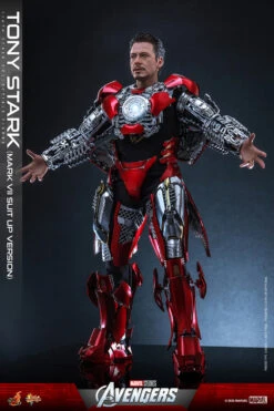 PRE-ORDER Tony Stark (Mark VII Suit-Up Version) Sixth Scale Figure -Children Toy Model tony stark mark vii suit up version marvel gallery 64c146b94c81b